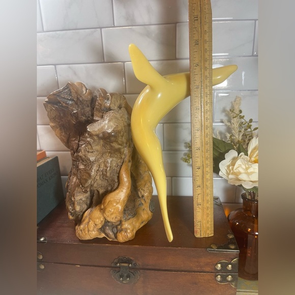 Large John Perry Single Seal On Drift Wood Sculpture - Picture 8 of 14